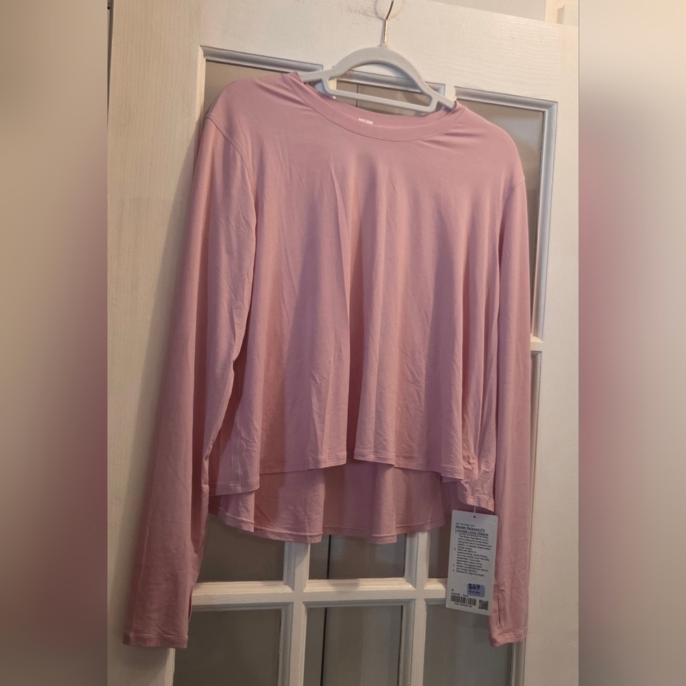Lululemon Athletica Modal Relaxed Fit  Long-Sleeve Top- Flowy!! - Picture 8 of 10